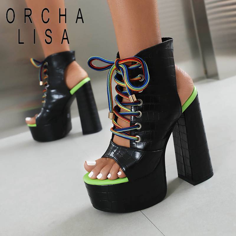 Women'S Shoes Size 40 In Us - ORCHA LISA Luxry Women Sandals Platform