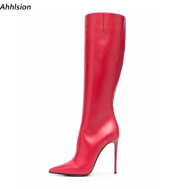 Zip Up Boots Short - Ahhlsion Handmade Women Winter Knee Boots