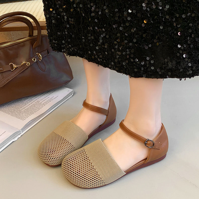 Ankle Strap Heels - 2025 New Spring Summer Mesh Sandals