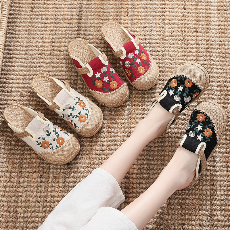 Women'S Shoes Vegan - 2026 New Handmade Women Casual Linen