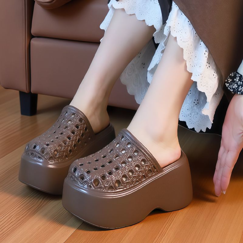 Women Shoes Wedges - New Cut-Outs High Heels EVA Sandals