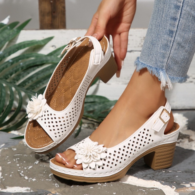 Women Chunky Heel Sandals Summ - Ankle Strap Heels recension och pris