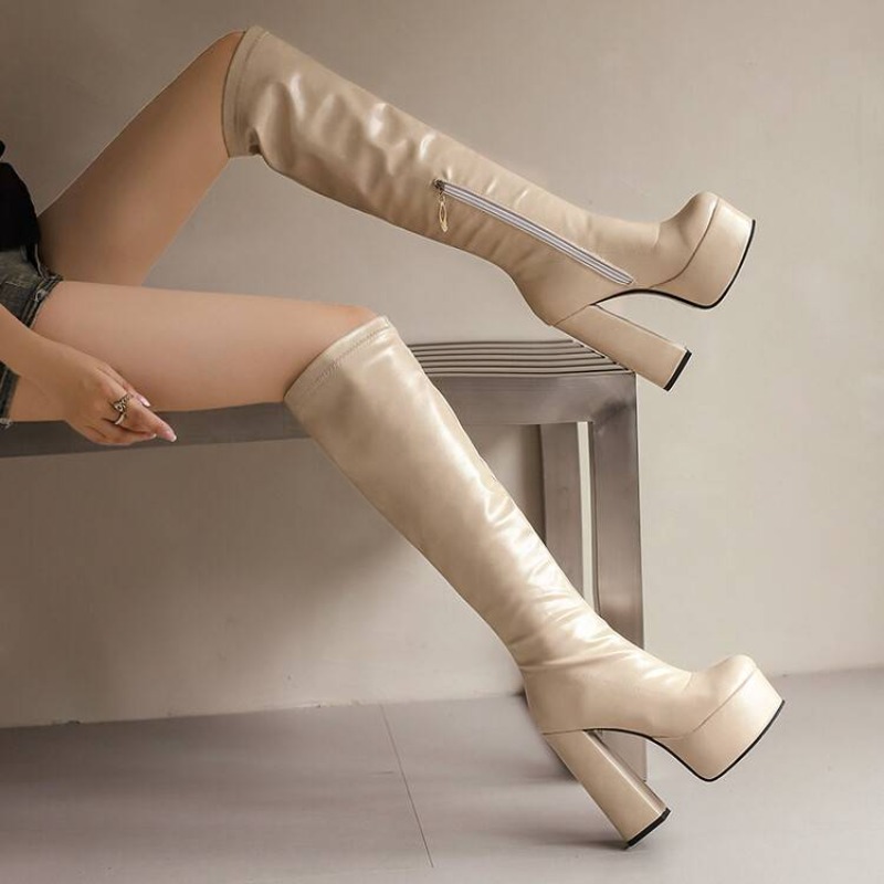 Autumn and Winter New Style Fa - Zip Up Boots Short recension och pris