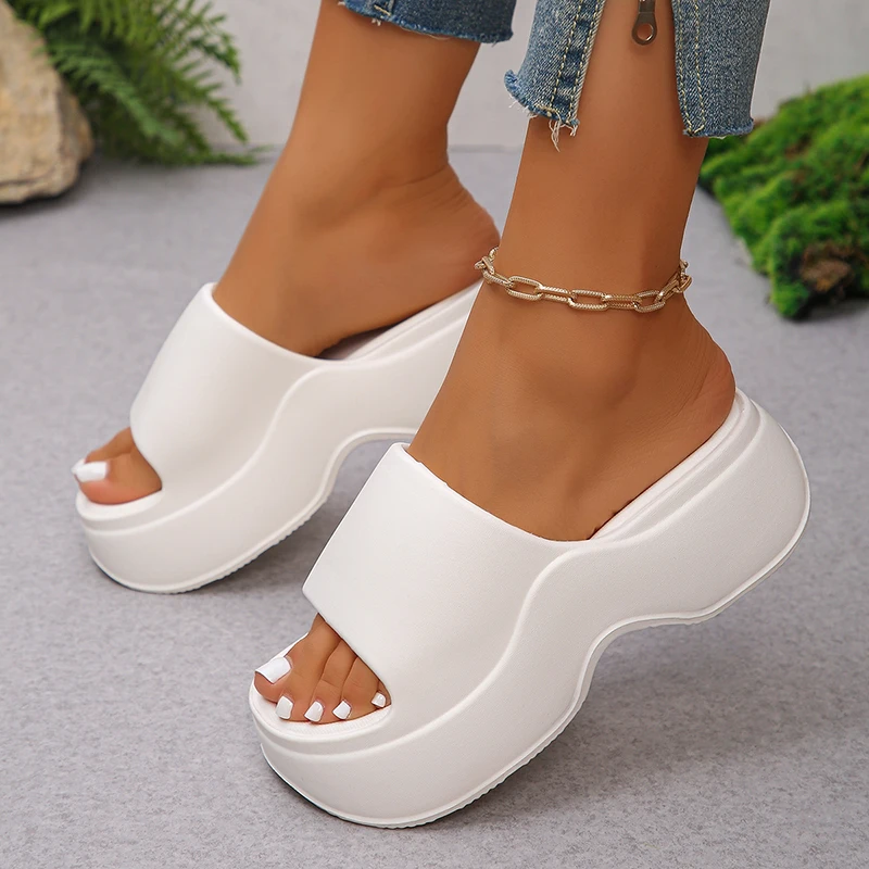 Chunky Platform Slippers for W - Women Shoes Wedges recension och pris