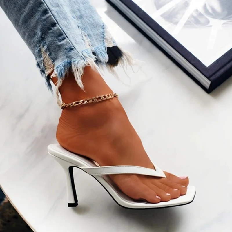 Stylish Women's Heel Flip Flop - Ankle Strap Heels recension och pris