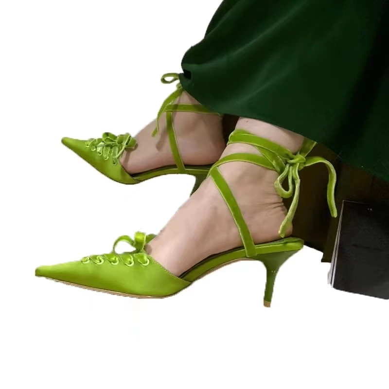 2026 New Kitten Heels Pointed  - Kids Shoes Women recension och pris