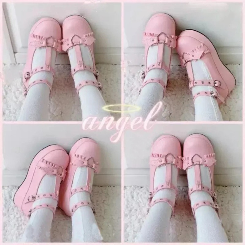 New Sweet Heart Buckle Wedges  - Women Shoes Wedges recension och pris