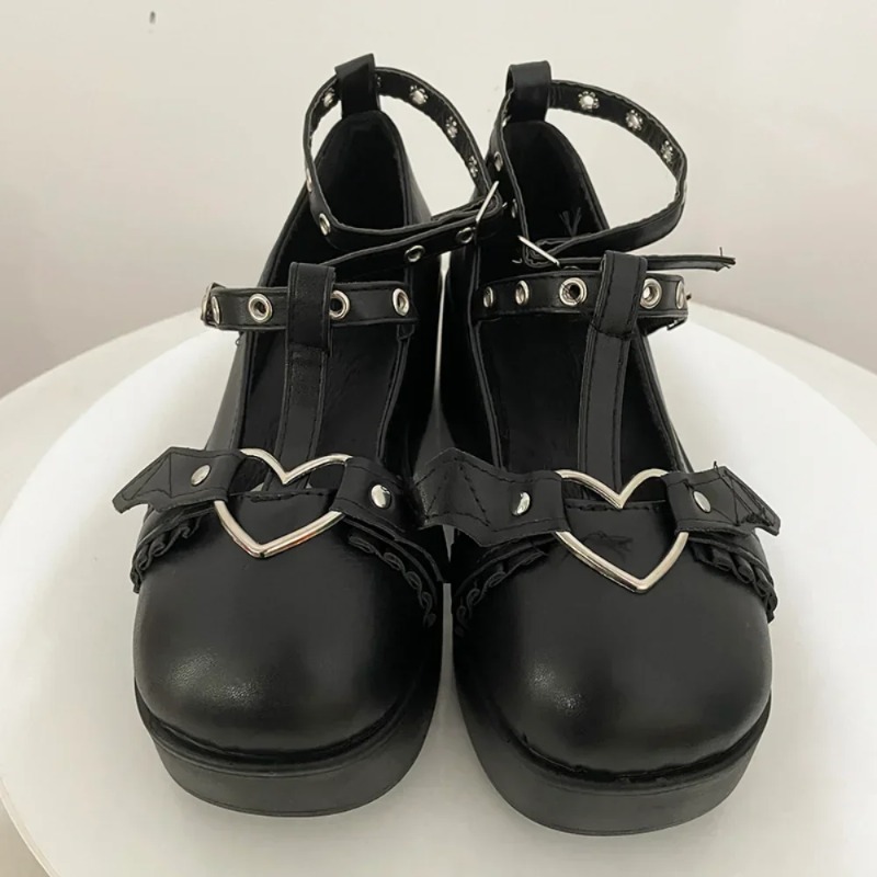 New Sweet Heart Buckle Wedges  - Women Shoes Wedges recension och pris