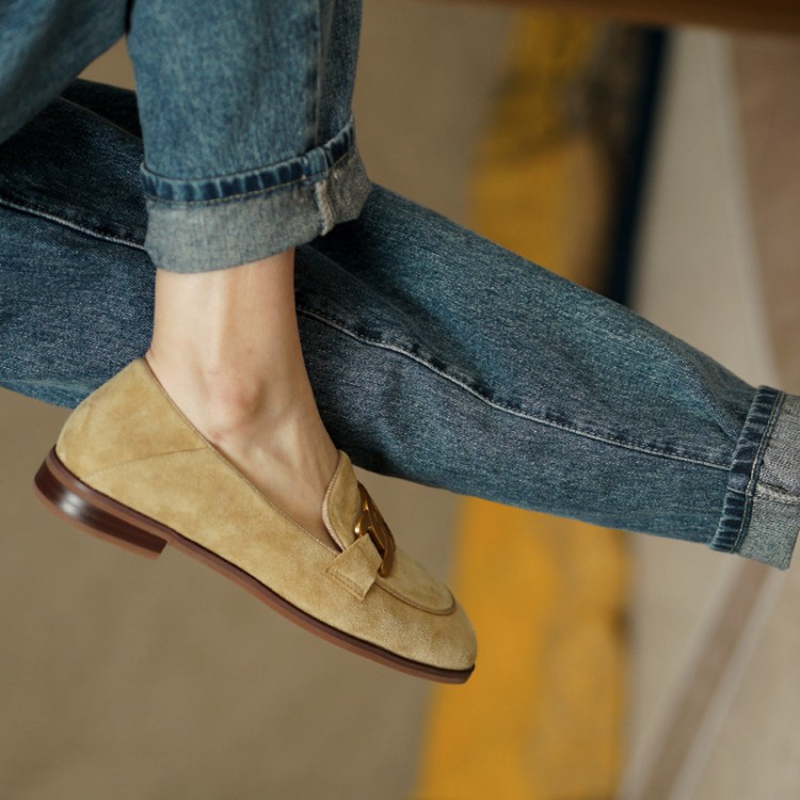 Suede Leather Women Loafers Sp - Kids Shoes Women recension och pris
