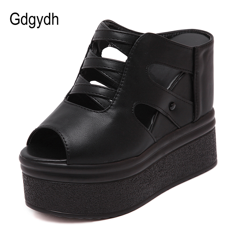 Gdgydh Open Toe Platform Mules - Women'S Shoes Vegan recension och pris