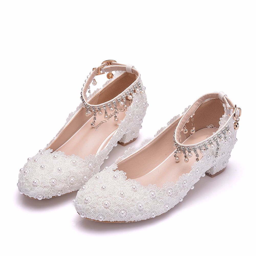 Women's Closed Toe Low Chunky  - Ankle Strap Heels recension och pris