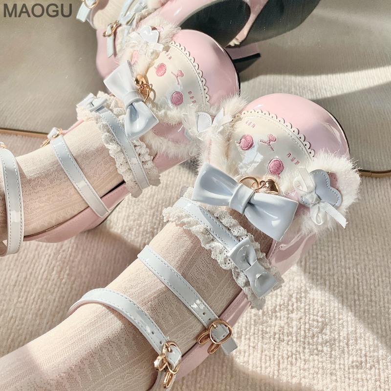 Cute Sweet Lolita Shoes for Wo - Women'S Shoes Size 40 In Us recension och pris