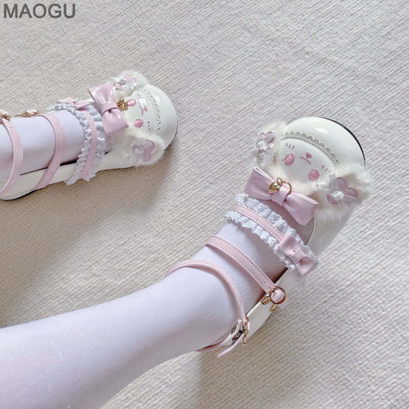 Cute Sweet Lolita Shoes for Wo - Women'S Shoes Size 40 In Us recension och pris