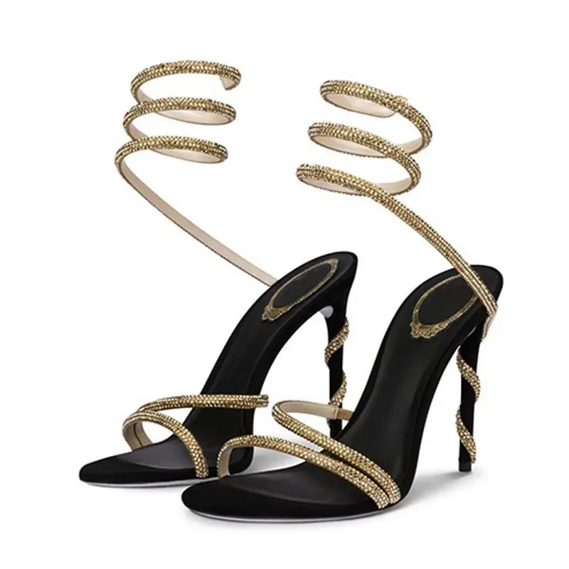 Eilyken Fashion Crystal Stilet - Ankle Strap Heels recension och pris