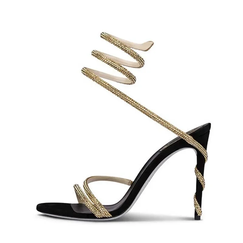 Eilyken Fashion Crystal Stilet - Ankle Strap Heels recension och pris