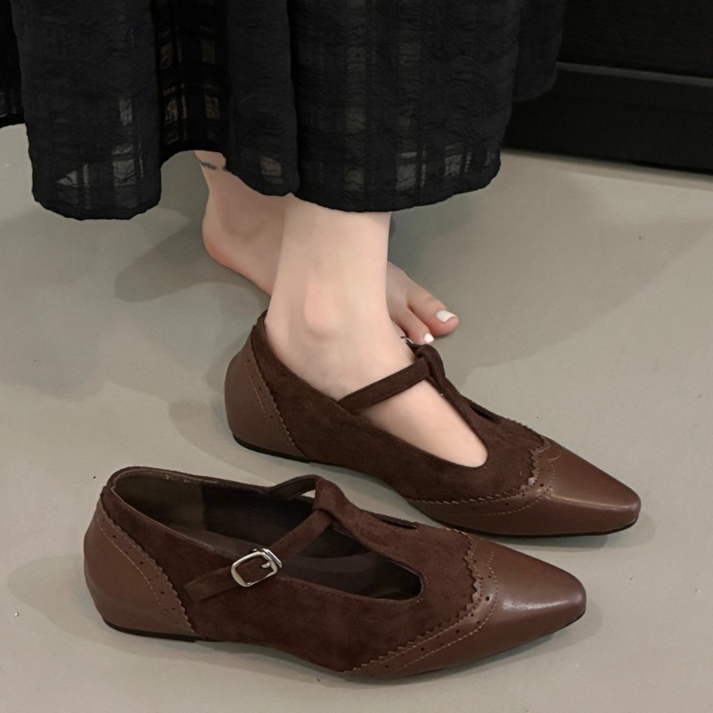 One Buckle Strap Low Heel Sing - Women'S Shoes Non Slip recension och pris