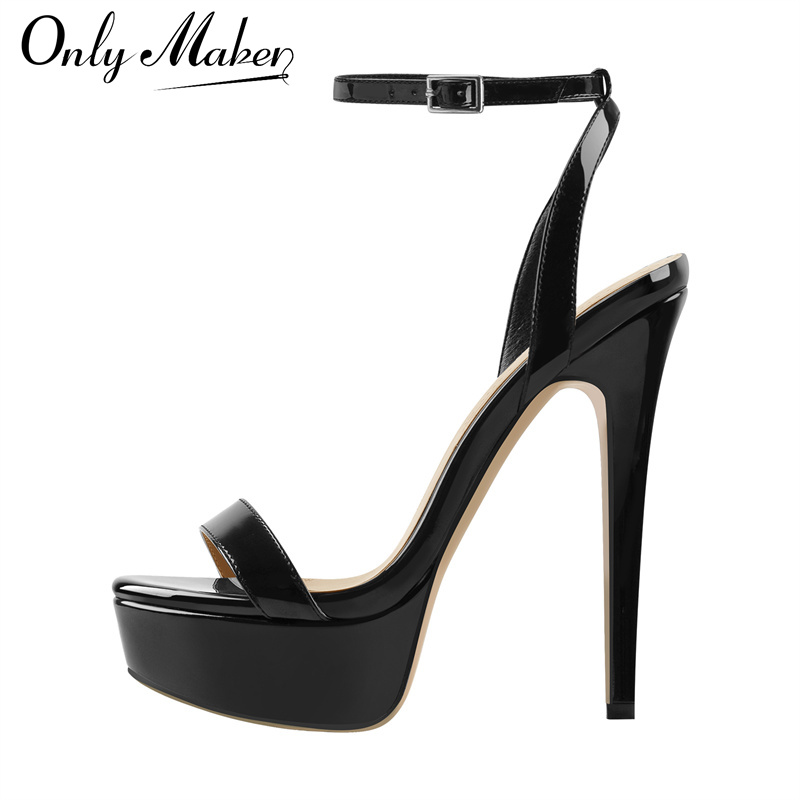 Onlymaker Women Platform Stile - Ankle Strap Heels recension och pris