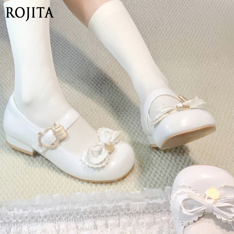 Women's Shoes Bowknot Lolita S - Ankle Strap Heels recension och pris
