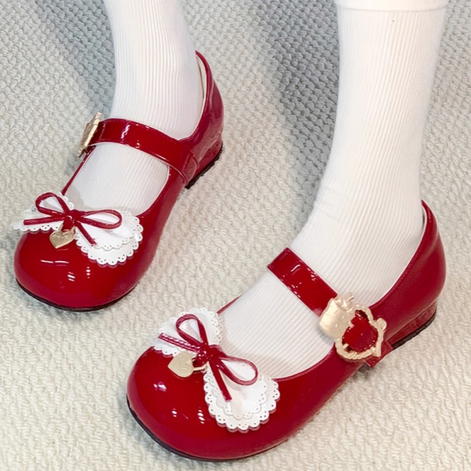 Women's Shoes Bowknot Lolita S - Ankle Strap Heels recension och pris