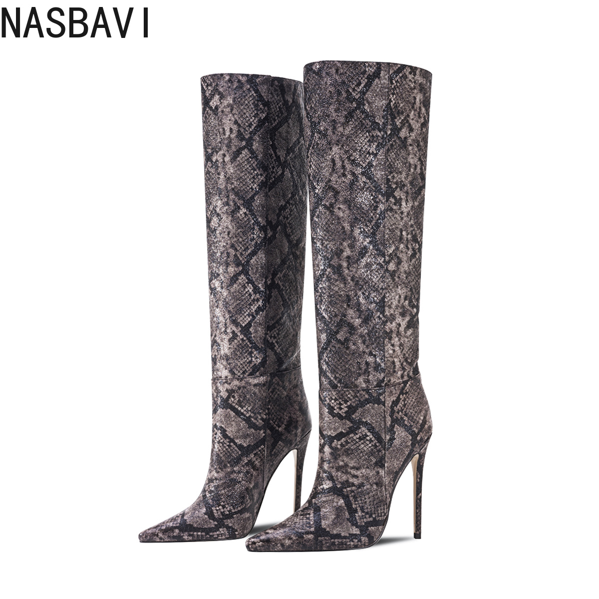 Winter Modern Knee High Boots  - Zip Up Boots Short recension och pris