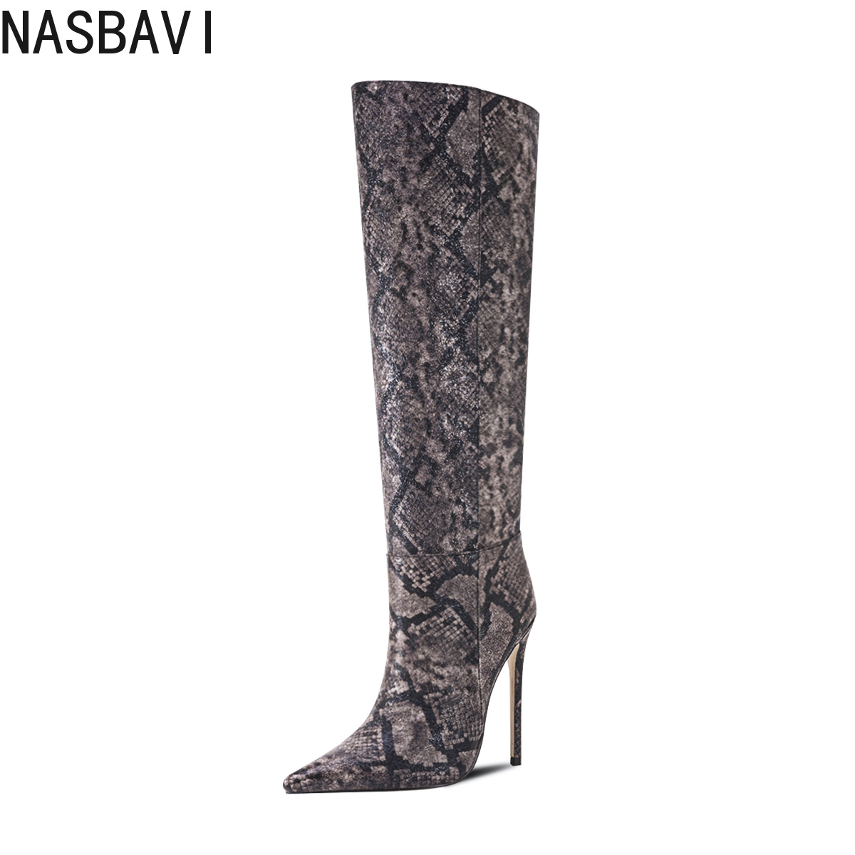 Winter Modern Knee High Boots  - Zip Up Boots Short recension och pris
