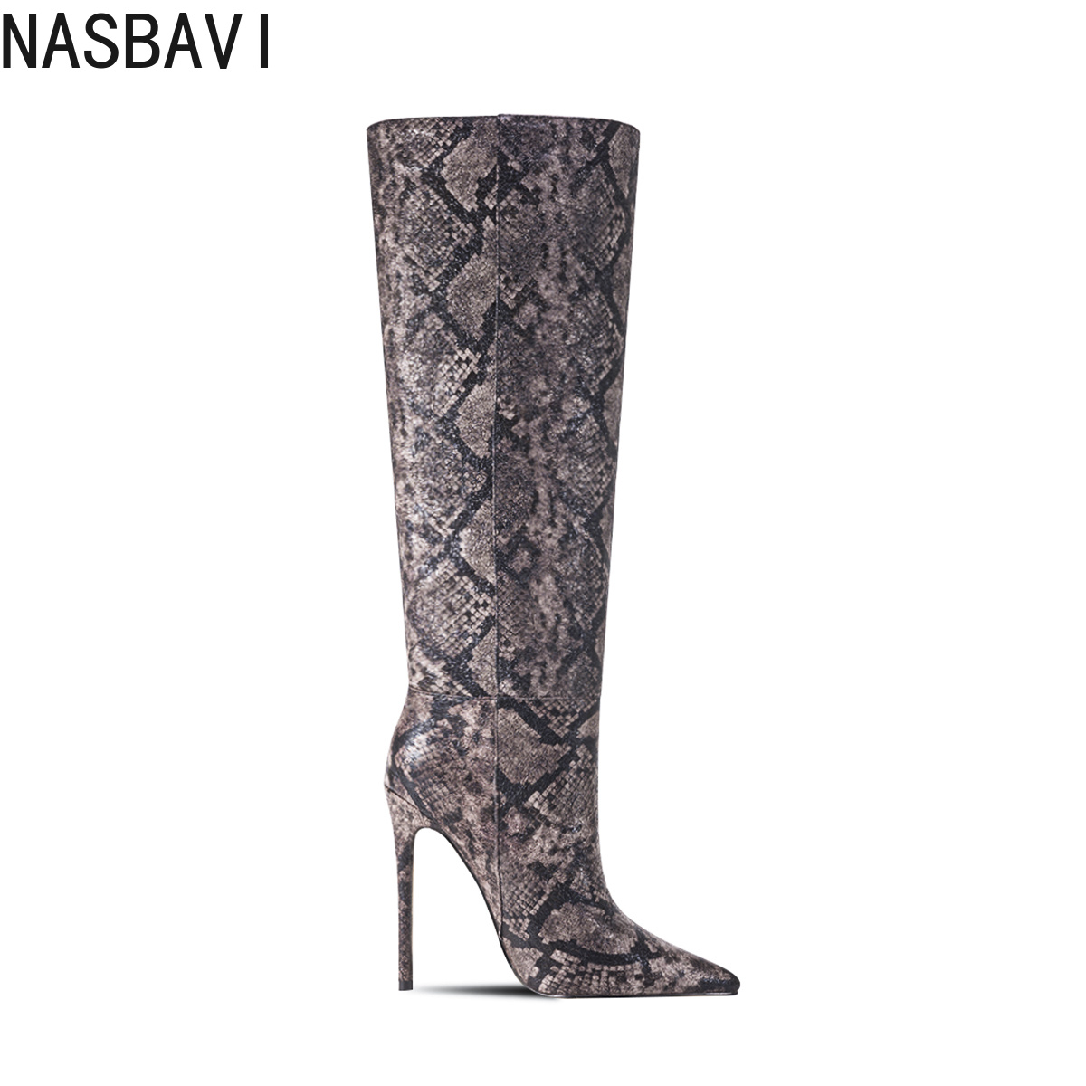 Winter Modern Knee High Boots  - Zip Up Boots Short recension och pris
