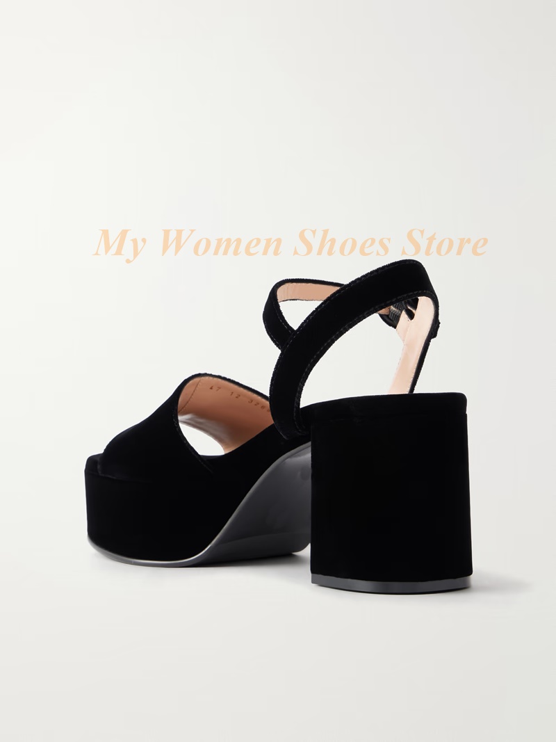 Chunky Heel Suede Platform San - Kids Shoes Women recension och pris