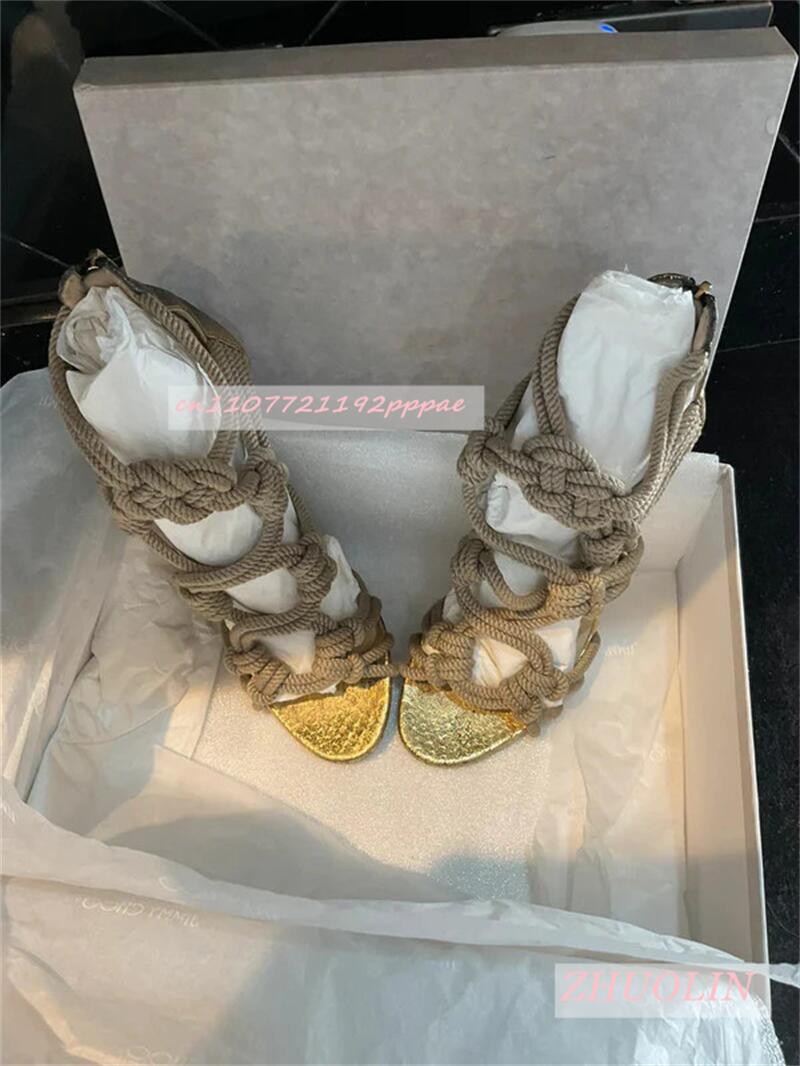 Female Braided Rope Open Toe S - Kids Shoes Women recension och pris