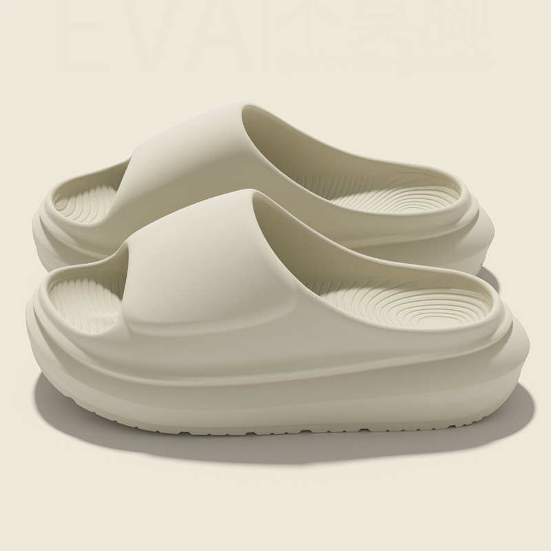Solid Color Thick Bottom Slipp - Women Shoes Wedges recension och pris