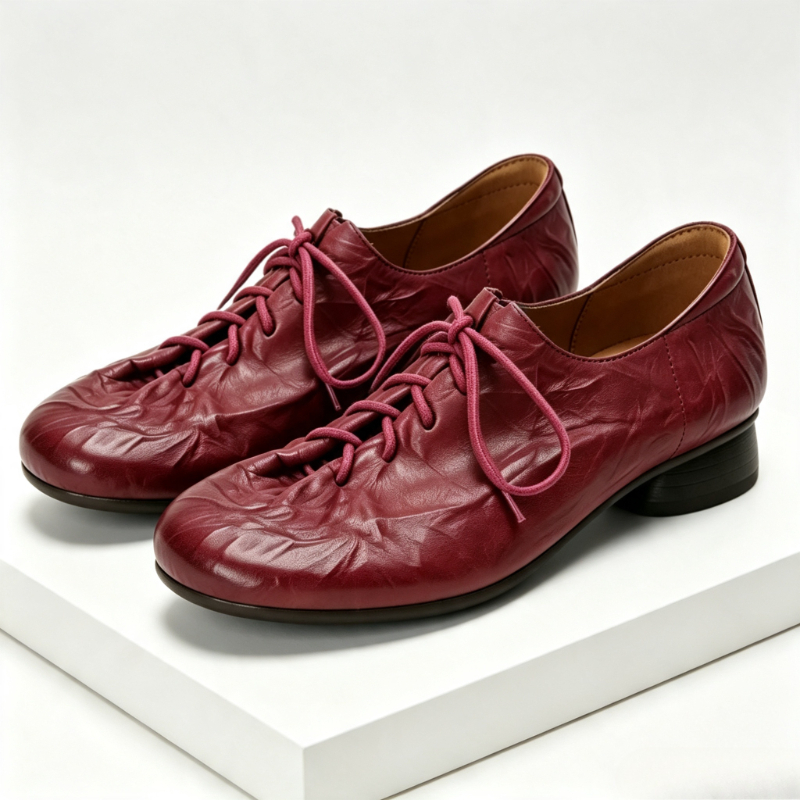 Elegant Red Genuine Leather La - Women'S Shoes Non Slip recension och pris