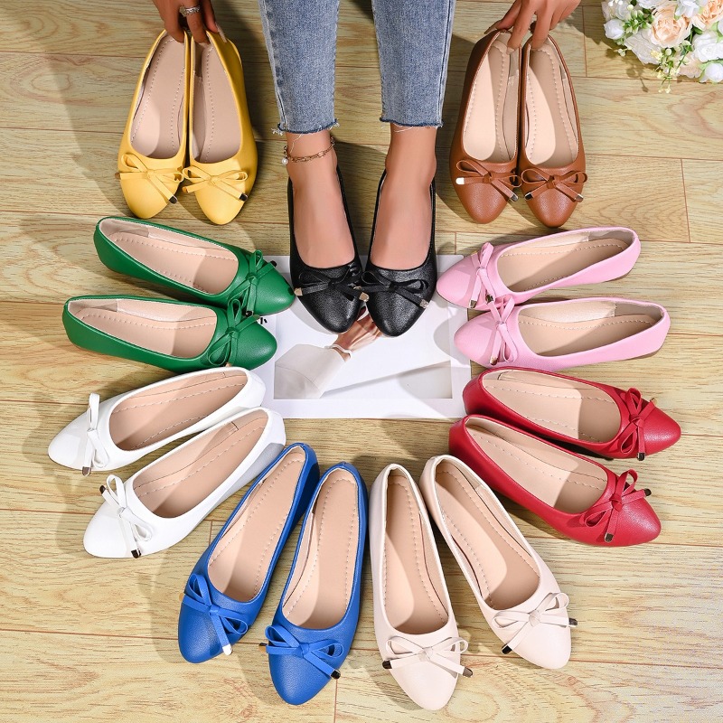 Bow Shallow Mouth Soft Sole Co - Women Shoes Wedges recension och pris