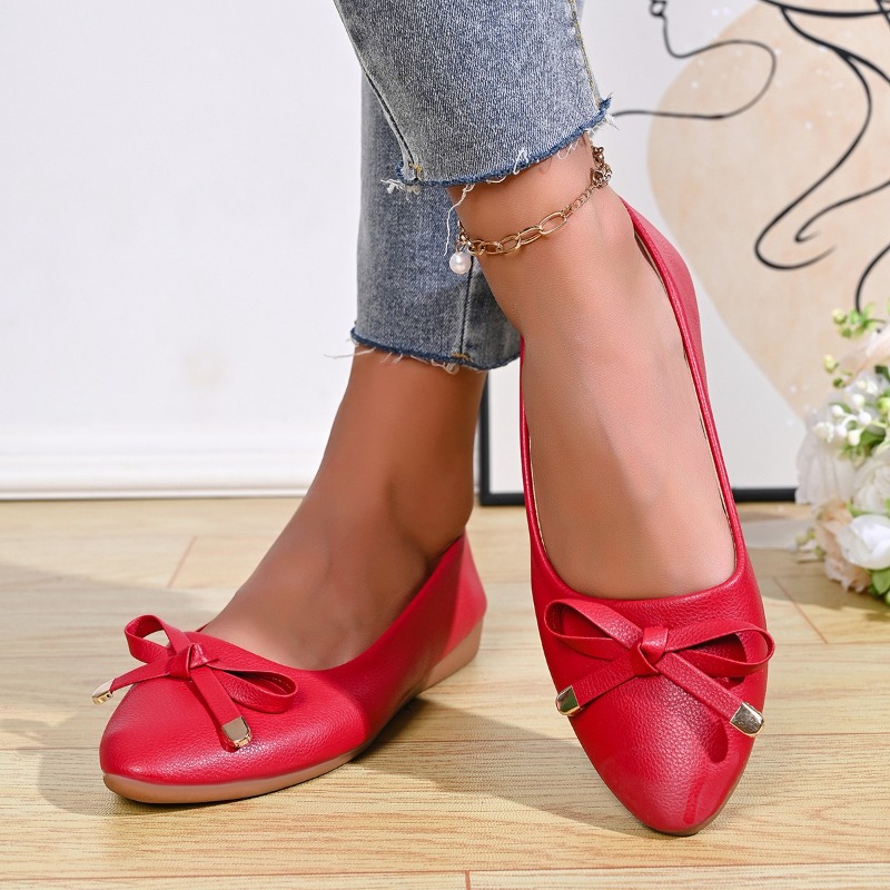 Bow Shallow Mouth Soft Sole Co - Women Shoes Wedges recension och pris